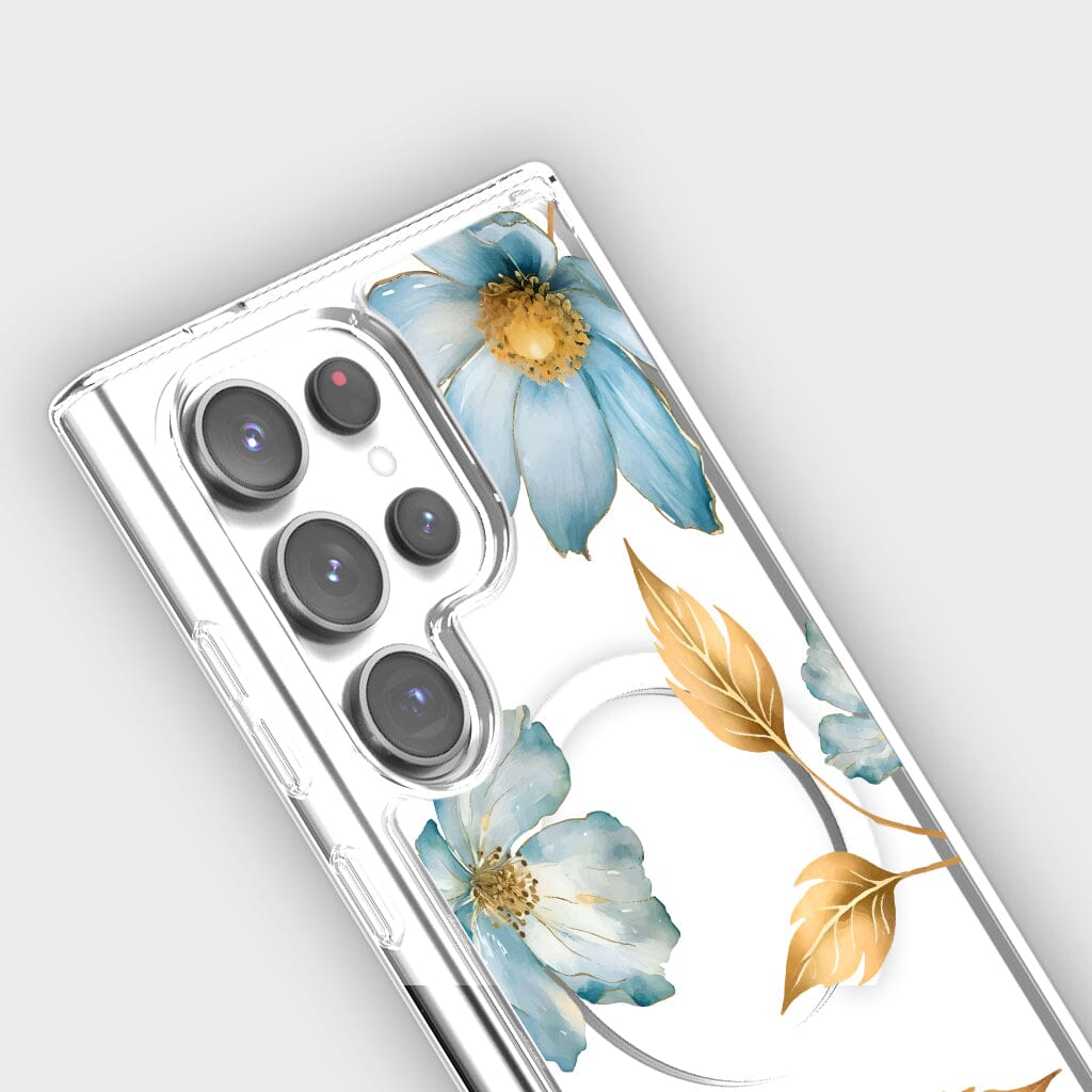 Fleur bleue - Samsung S25 Ultra