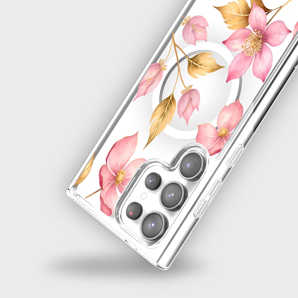 Fleur rose - Samsung S25 Ultra