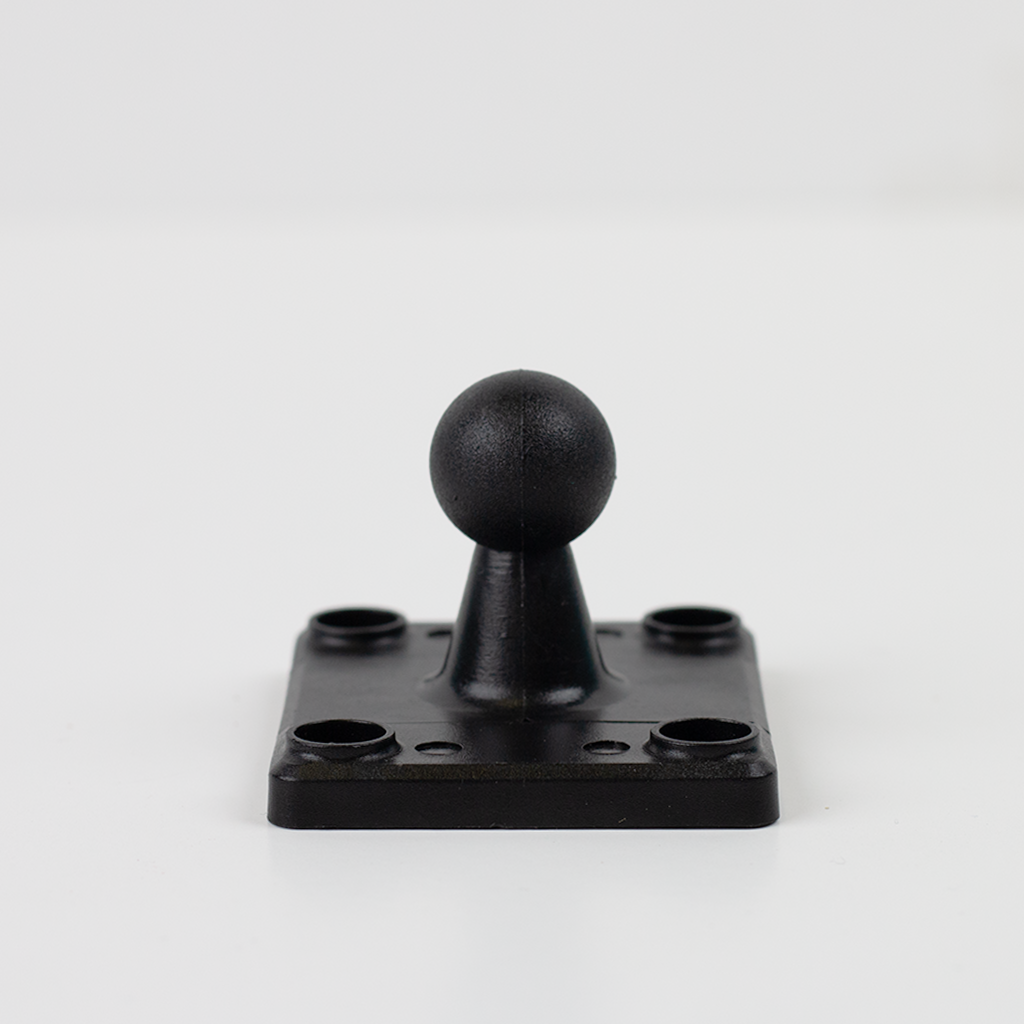 Mini Grip Fast Wireless Car Charger Mount with Drill Base AMPS Mounting Plate (Support pour chargeur sans fil rapide de voiture avec base de perçage)