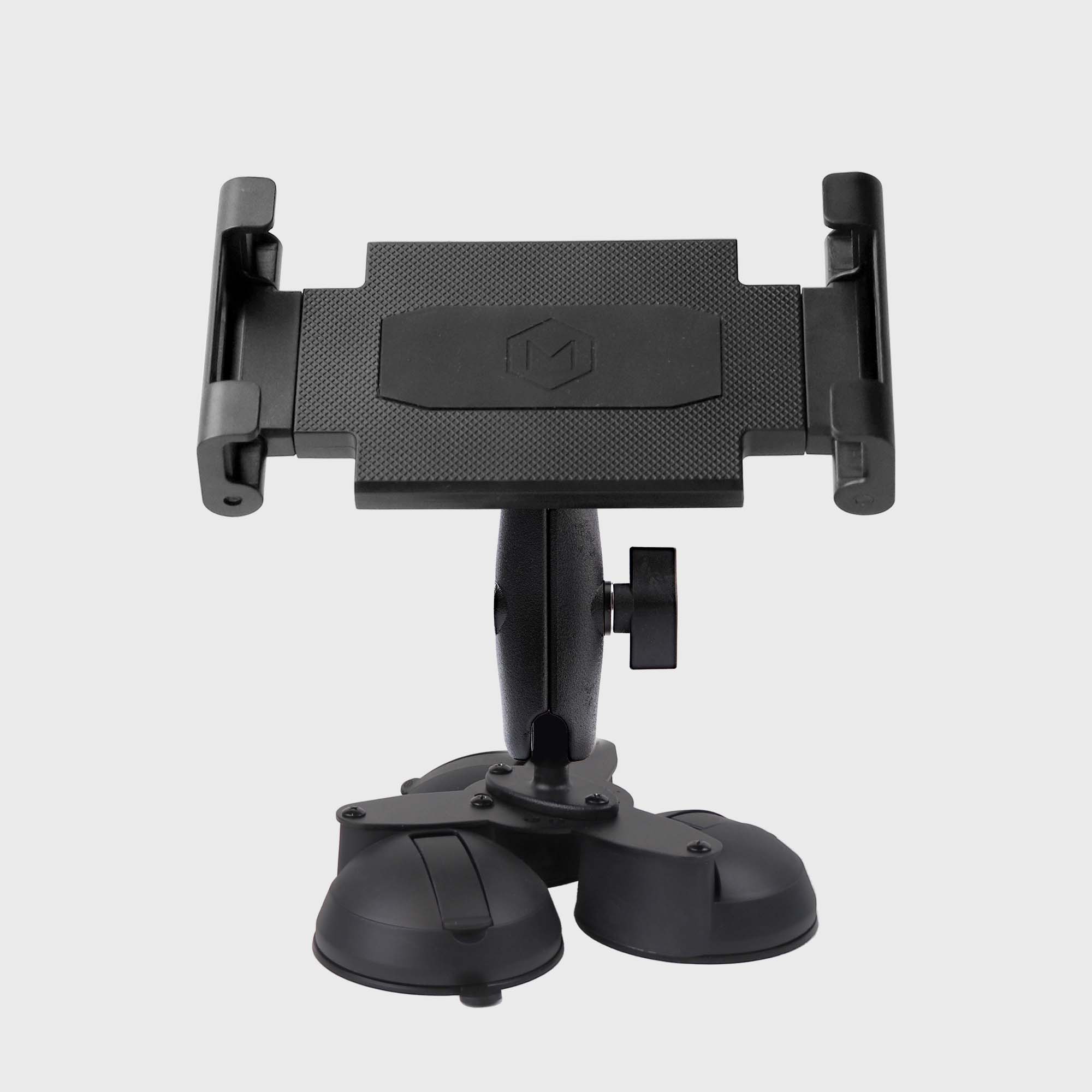 Support Mighty Mount ultra-résistant à triple ventouse pour iPad et tablettes, destiné aux camions et aux flottes
