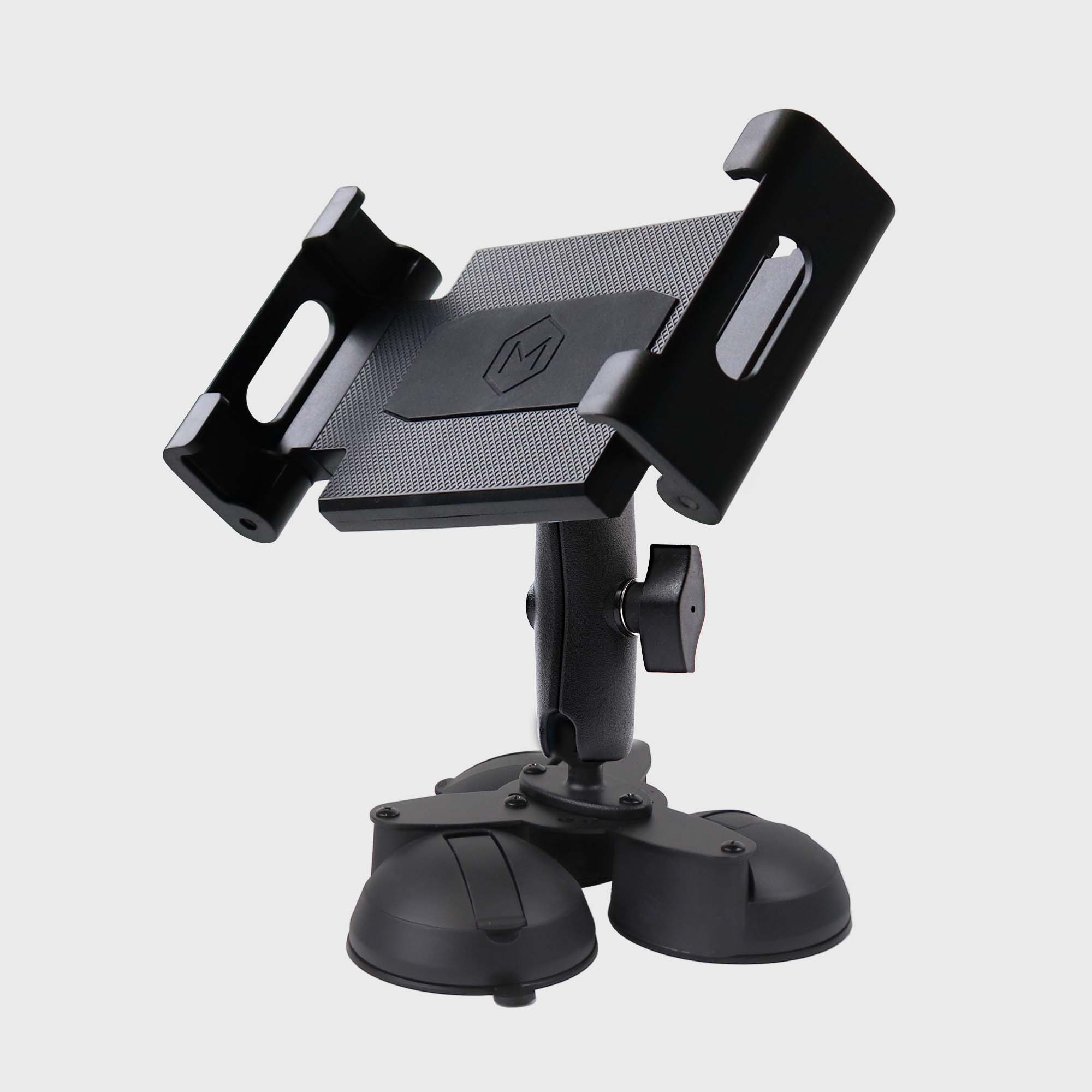 Support Mighty Mount ultra-résistant à triple ventouse pour iPad et tablettes, destiné aux camions et aux flottes