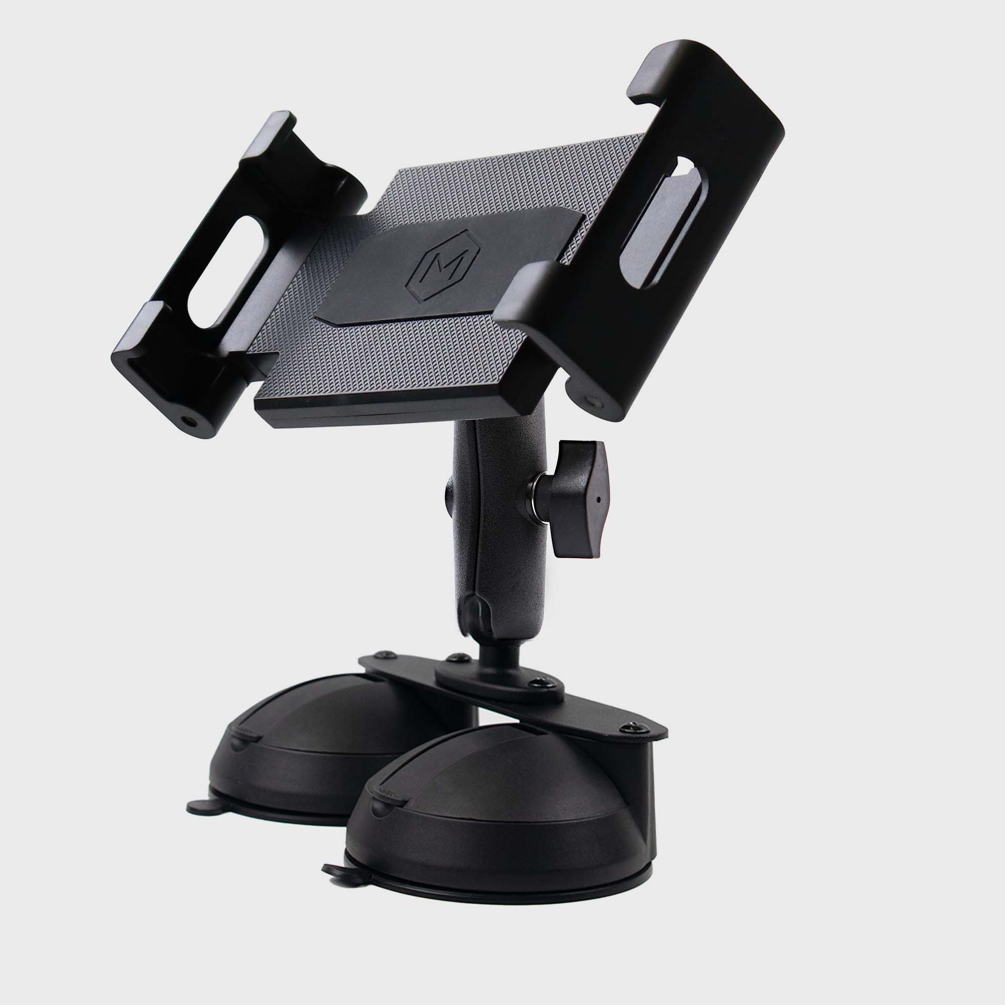 Support de voiture Mighty Mount à double ventouse pour iPad et tablettes, destiné aux camions et aux flottes