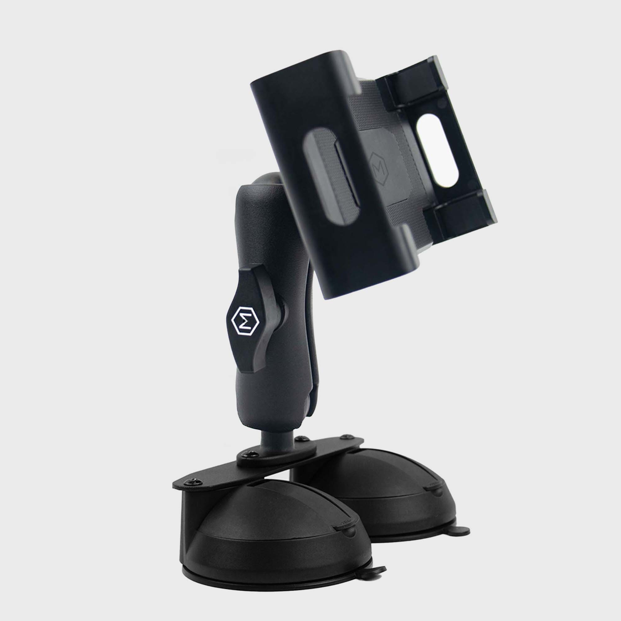 Support de voiture Mighty Mount à double ventouse pour iPad et tablettes, destiné aux camions et aux flottes