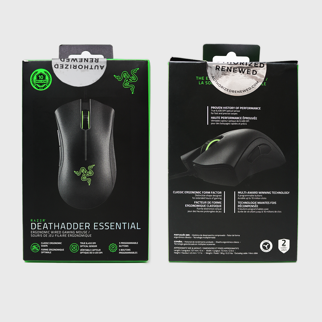 Souris Razer DeathAdder Essential (Razer Renewed)
