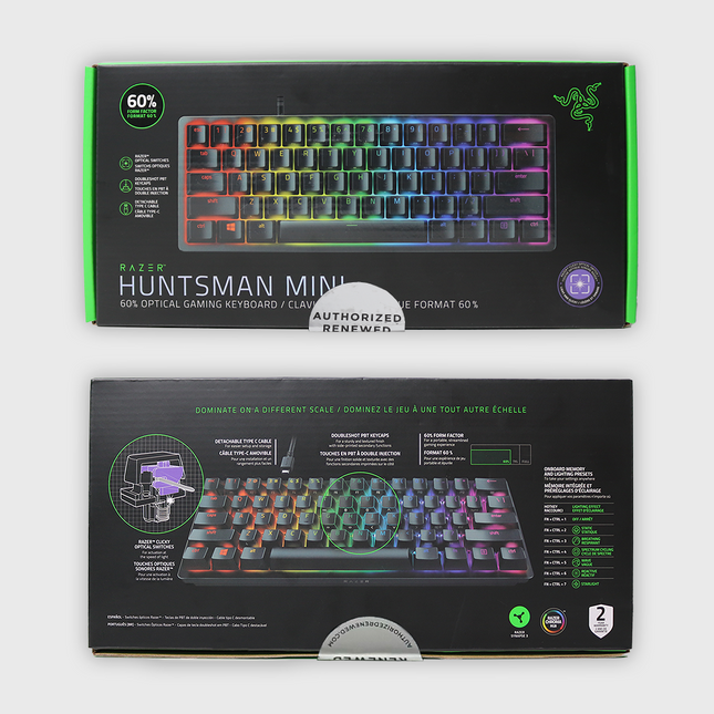Clavier de jeu Razer Huntsman Mini-Optical PC (Razer Renewed)