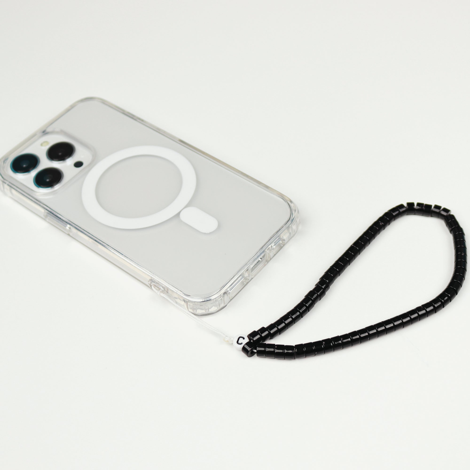 Breloque téléphone en perles