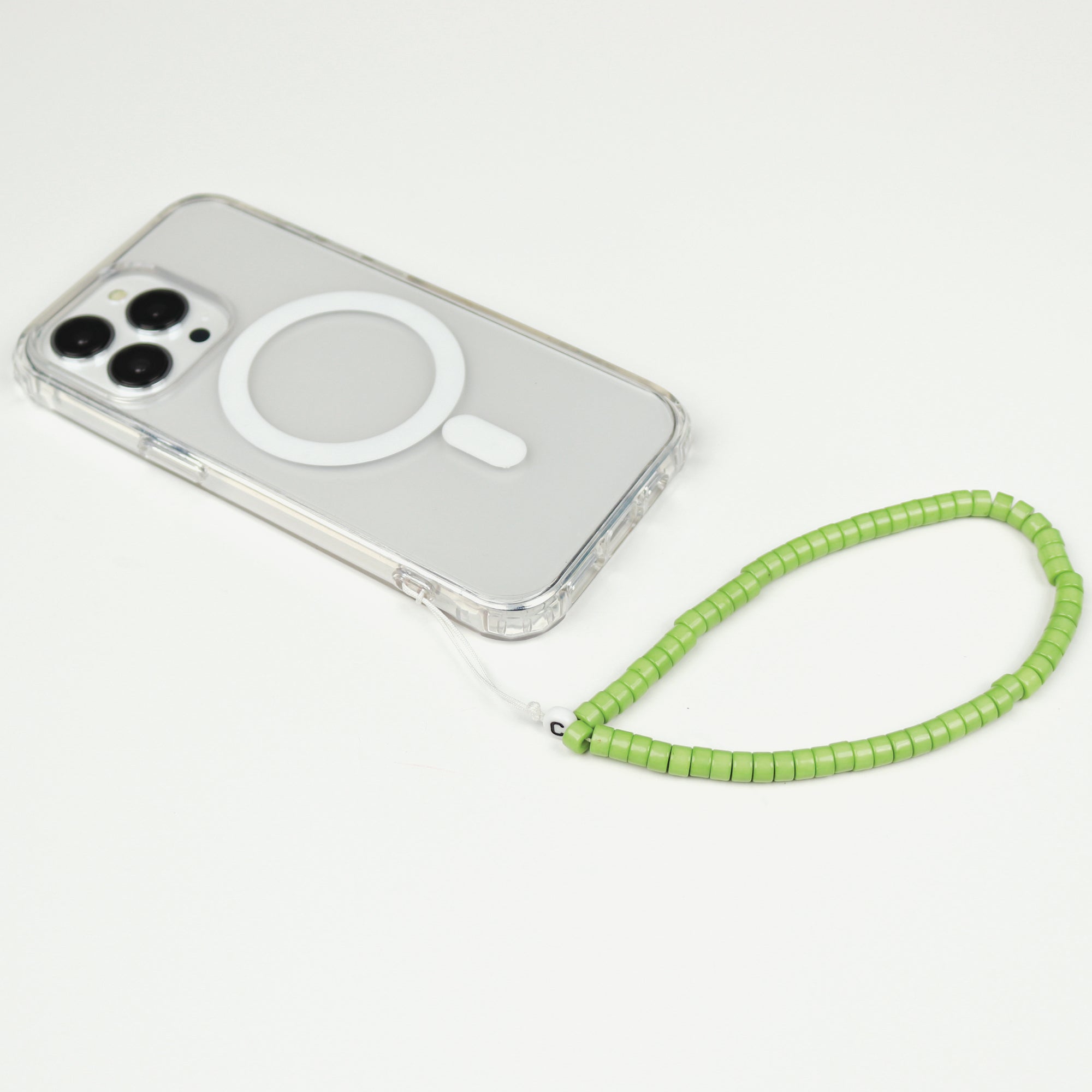 Breloque téléphone en perles
