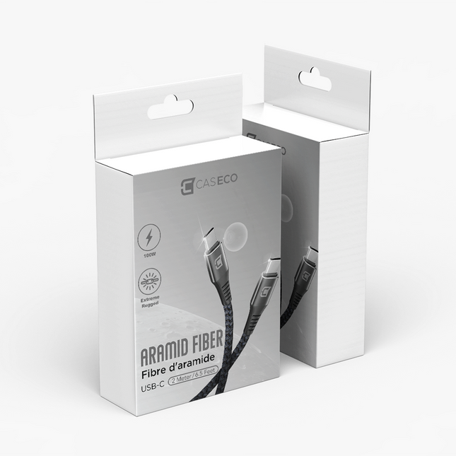 Câble Type-C à Type-C 100W en fibre aramide