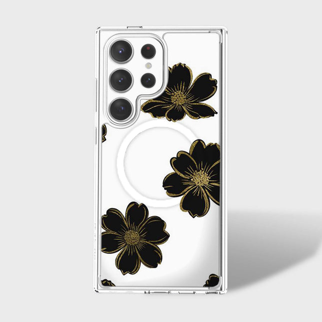 Fleur noire - Samsung S25 Ultra