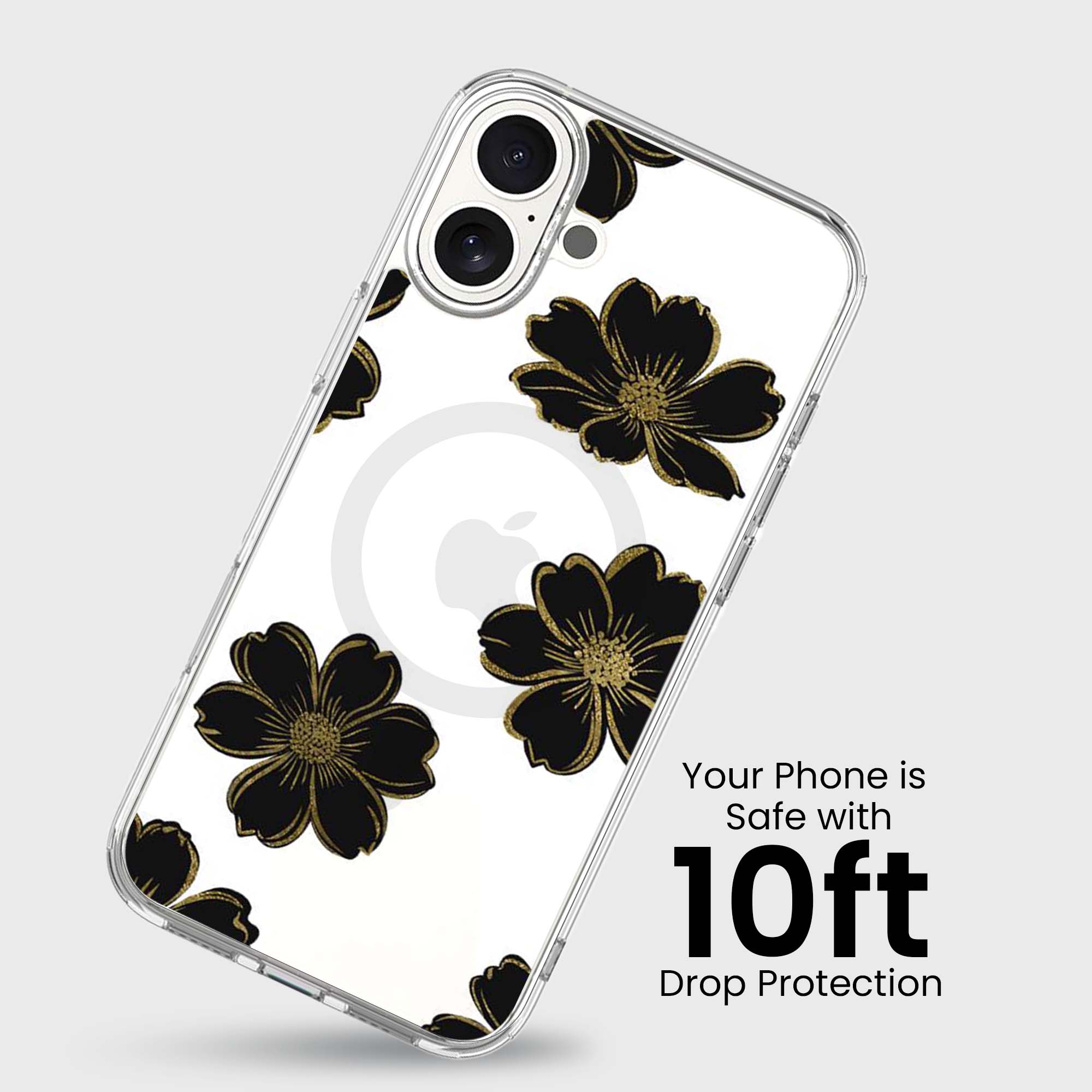 Fleur noire - iPhone 16