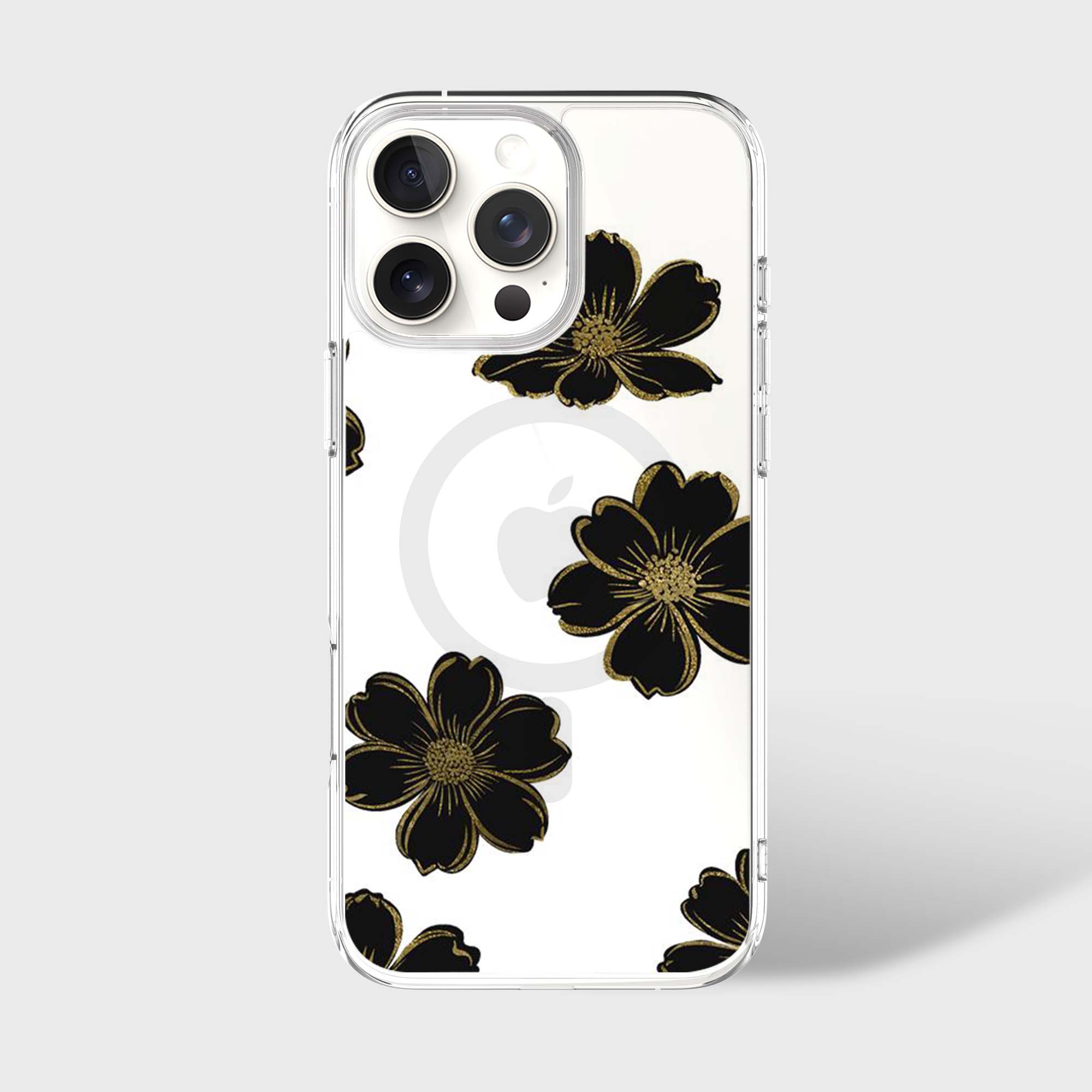 Fleur noire - iPhone 16 Pro