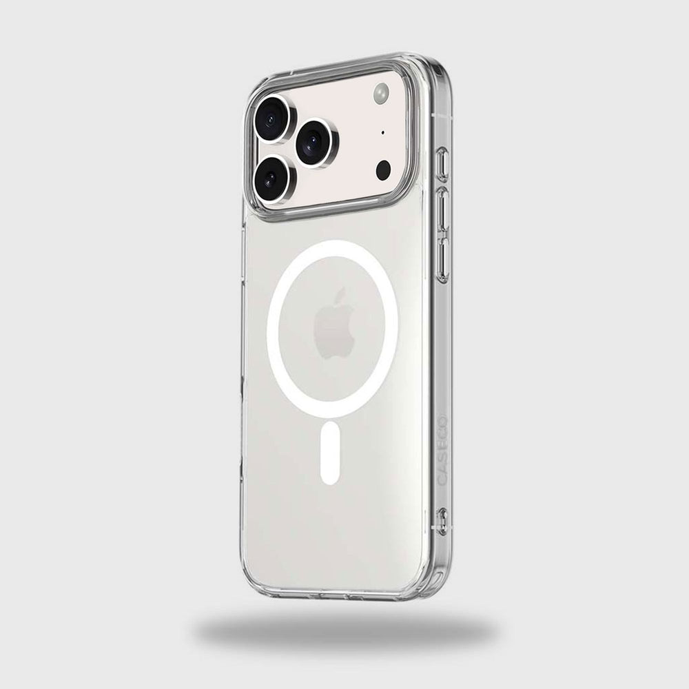 iPhone 17 Pro - Pack de démarrage Fremont Clear Case, verre trempé, chargeur mural Dual Port 30W