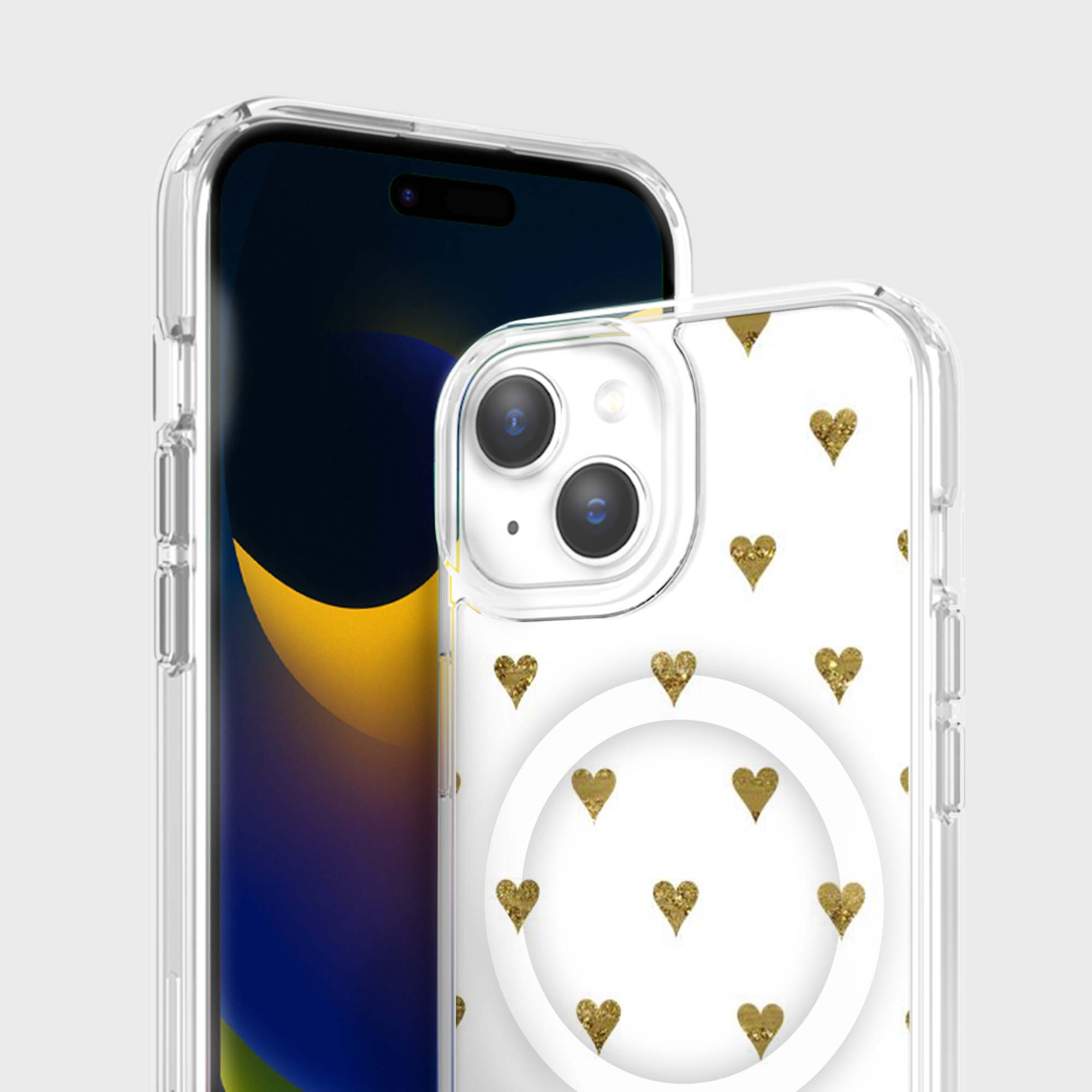 Coeurs d'or - iPhone 16e/15/14/13