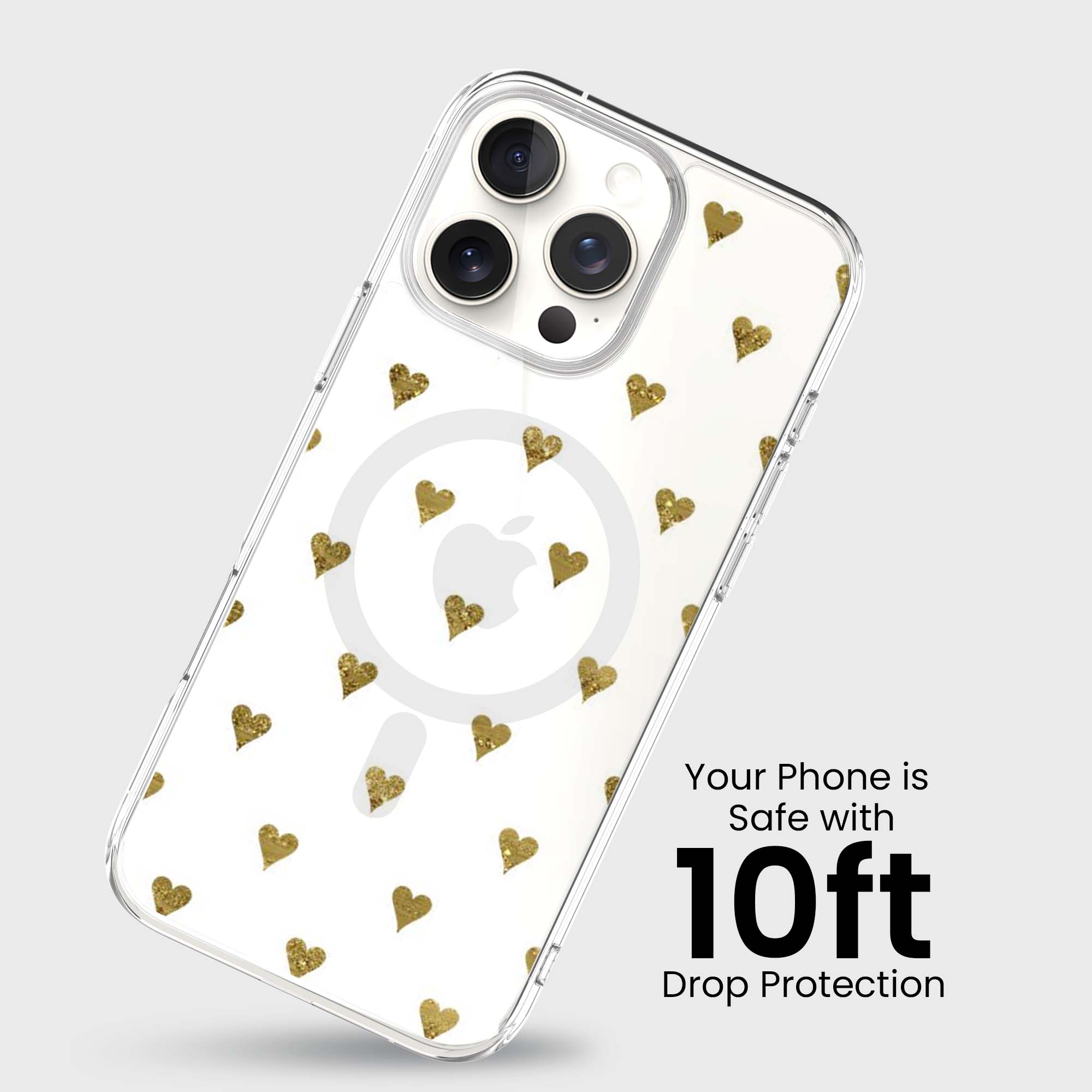 Coeurs d'or - iPhone 16 Pro