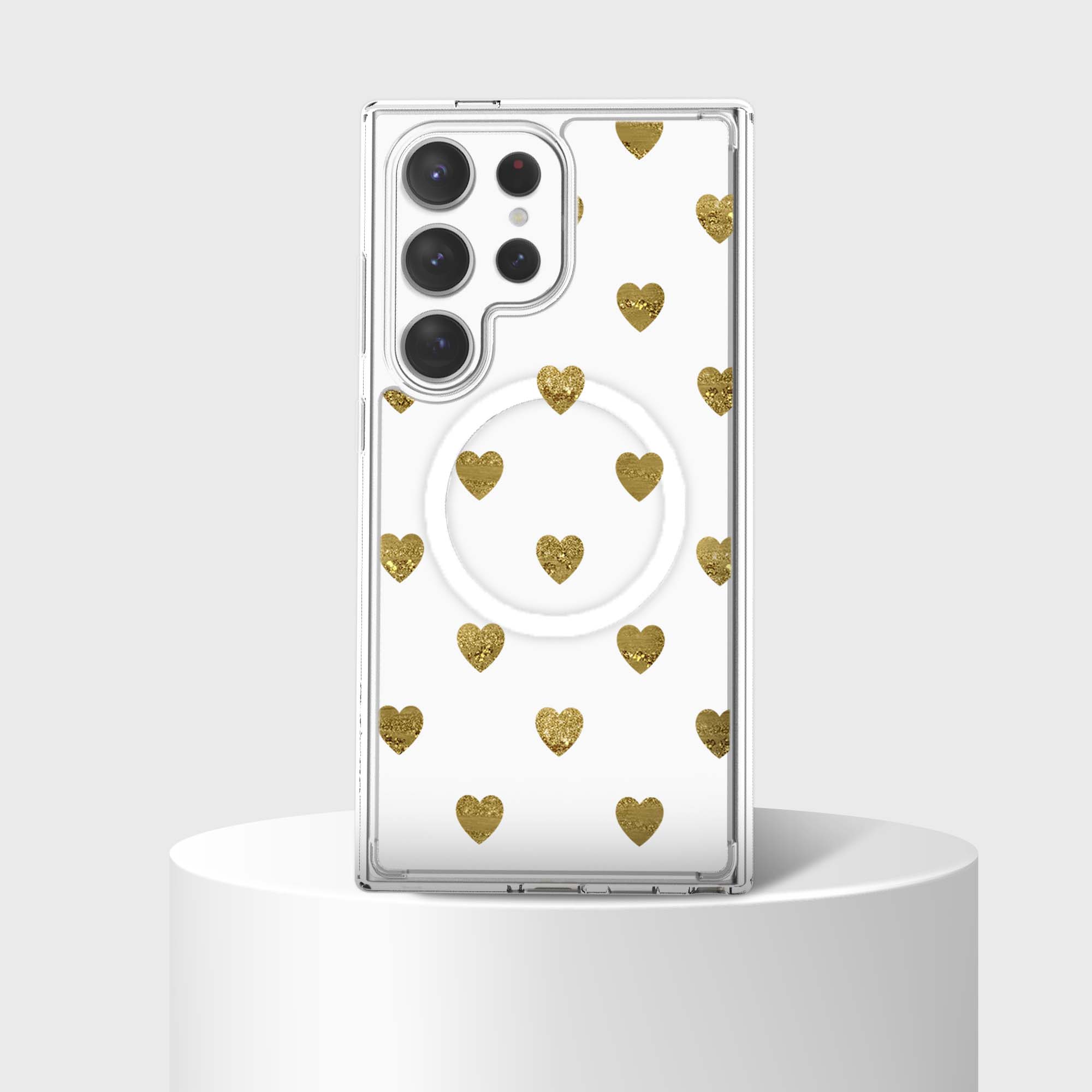 Coeurs de prune d'or - Samsung S25 Ultra