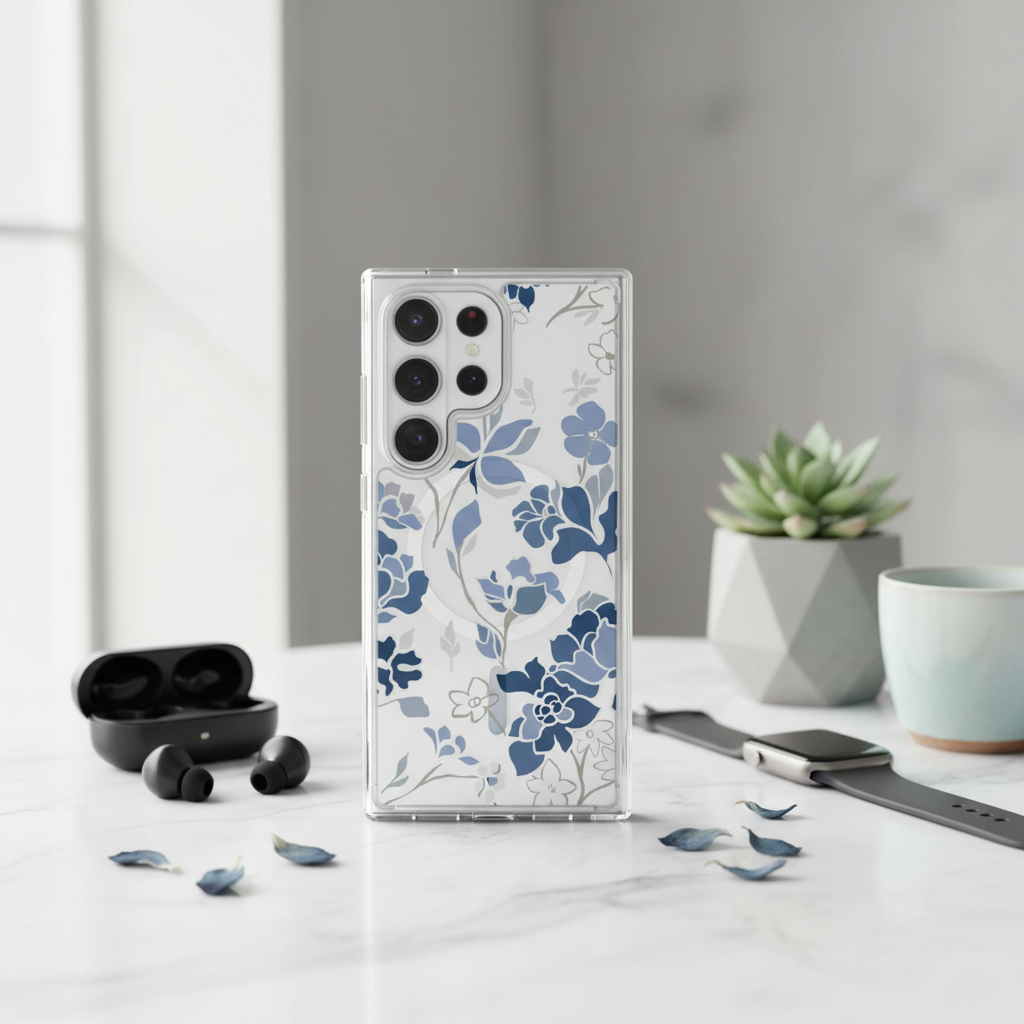 Motif bleu - Samsung S26 Ultra