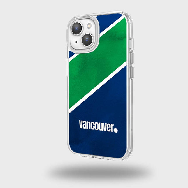 Étui transparent pour téléphone portable sur le thème d'une ville canadienne - Vancouver