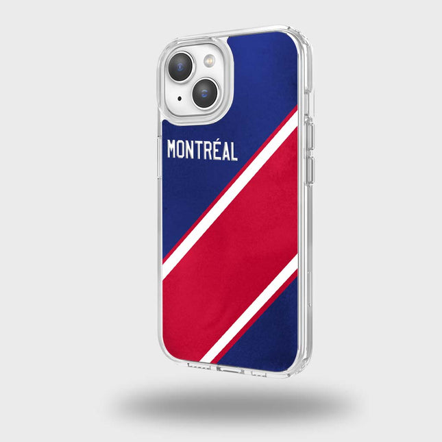 Étui transparent pour téléphone portable sur le thème d'une ville canadienne - Montréal