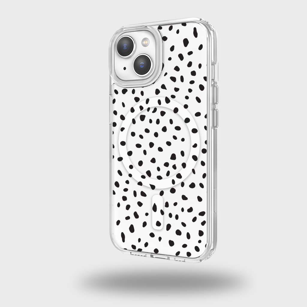 Blanc à pois