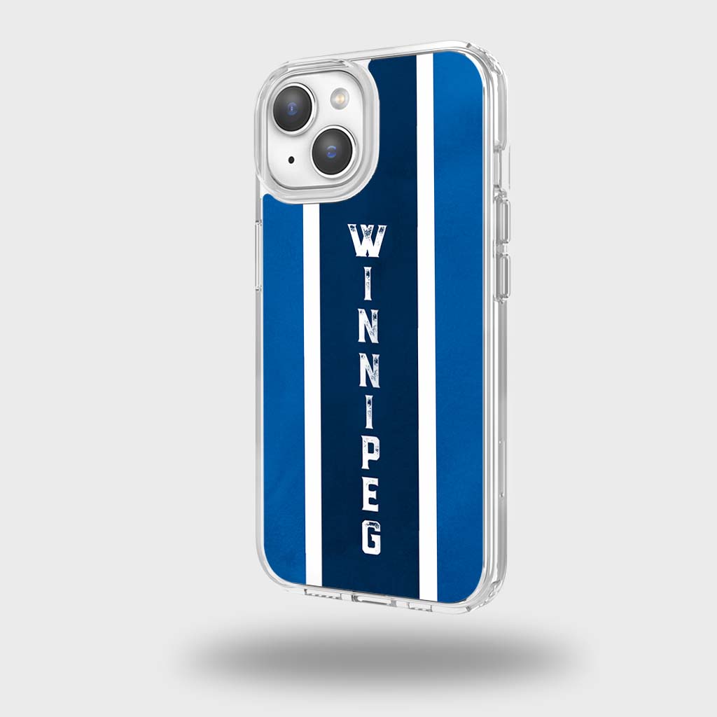 Étui transparent pour téléphone portable sur le thème de la ville canadienne - Winnipeg