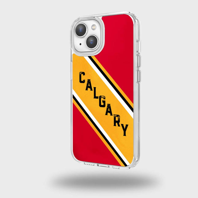 Étui transparent pour téléphone portable sur le thème de la ville canadienne - Calgary
