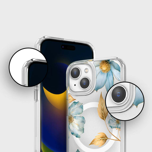 Fleur bleue - iPhone 16e/15/14/13