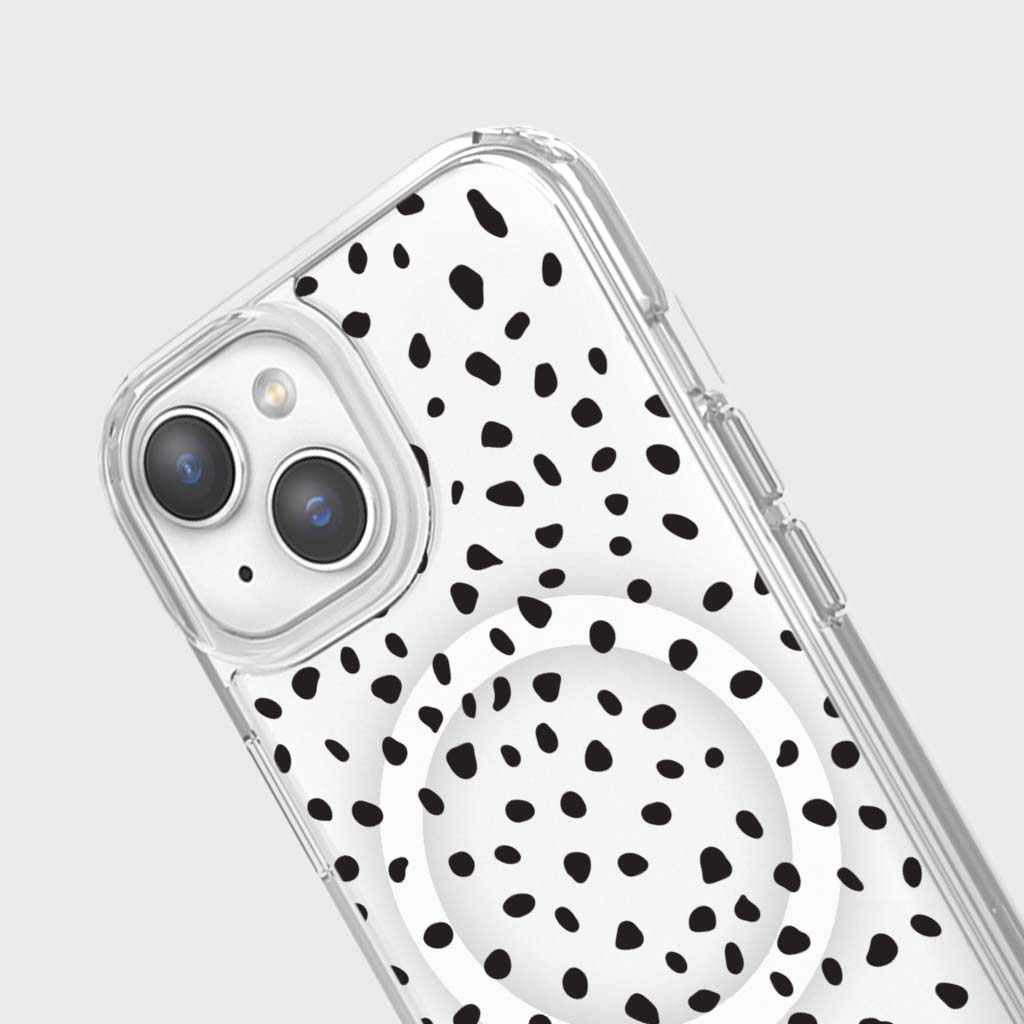 Blanc à pois