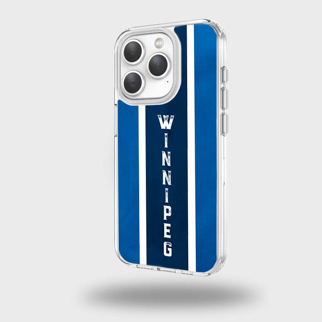 Étui transparent pour téléphone portable sur le thème de la ville canadienne - Winnipeg