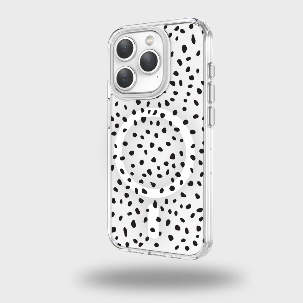Blanc à pois