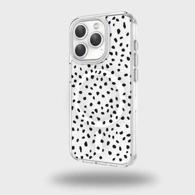Blanc à pois