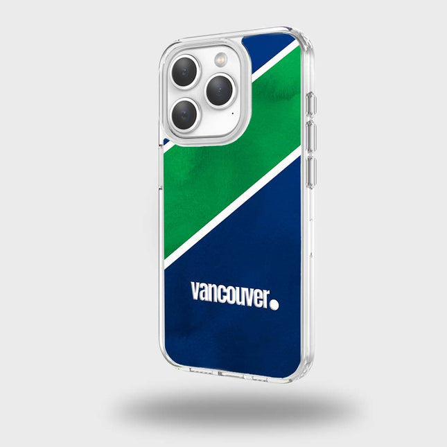 Étui transparent pour téléphone portable sur le thème d'une ville canadienne - Vancouver