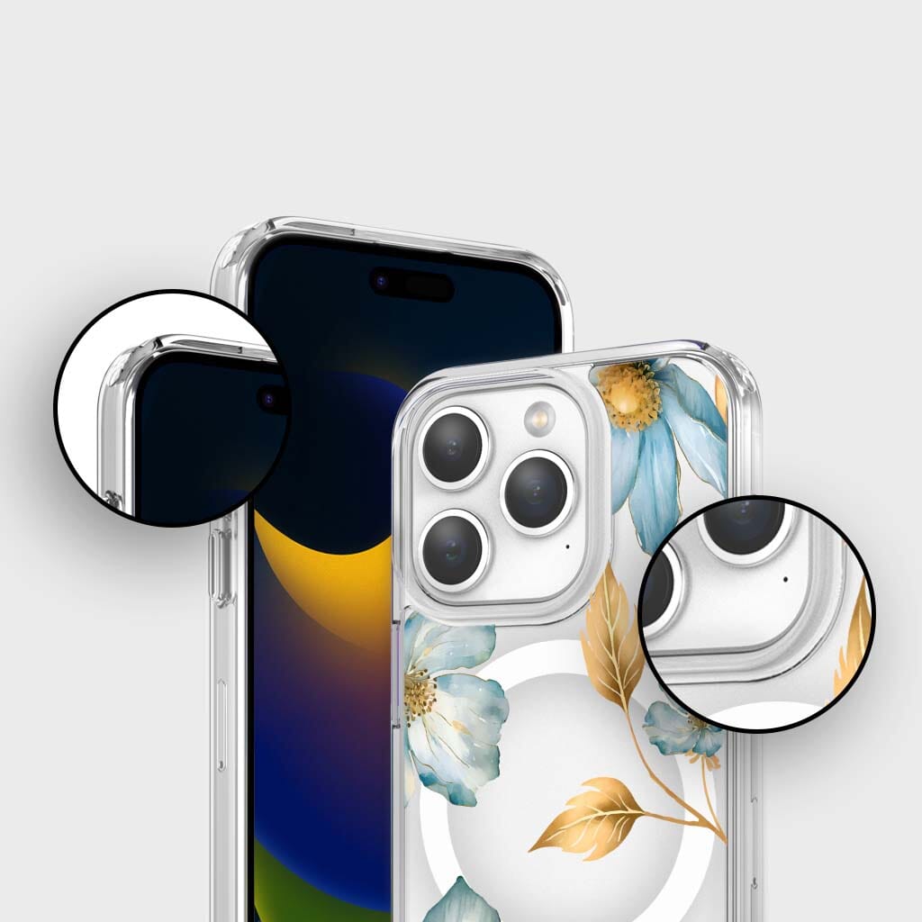 Fleur bleue - iPhone 15 Pro