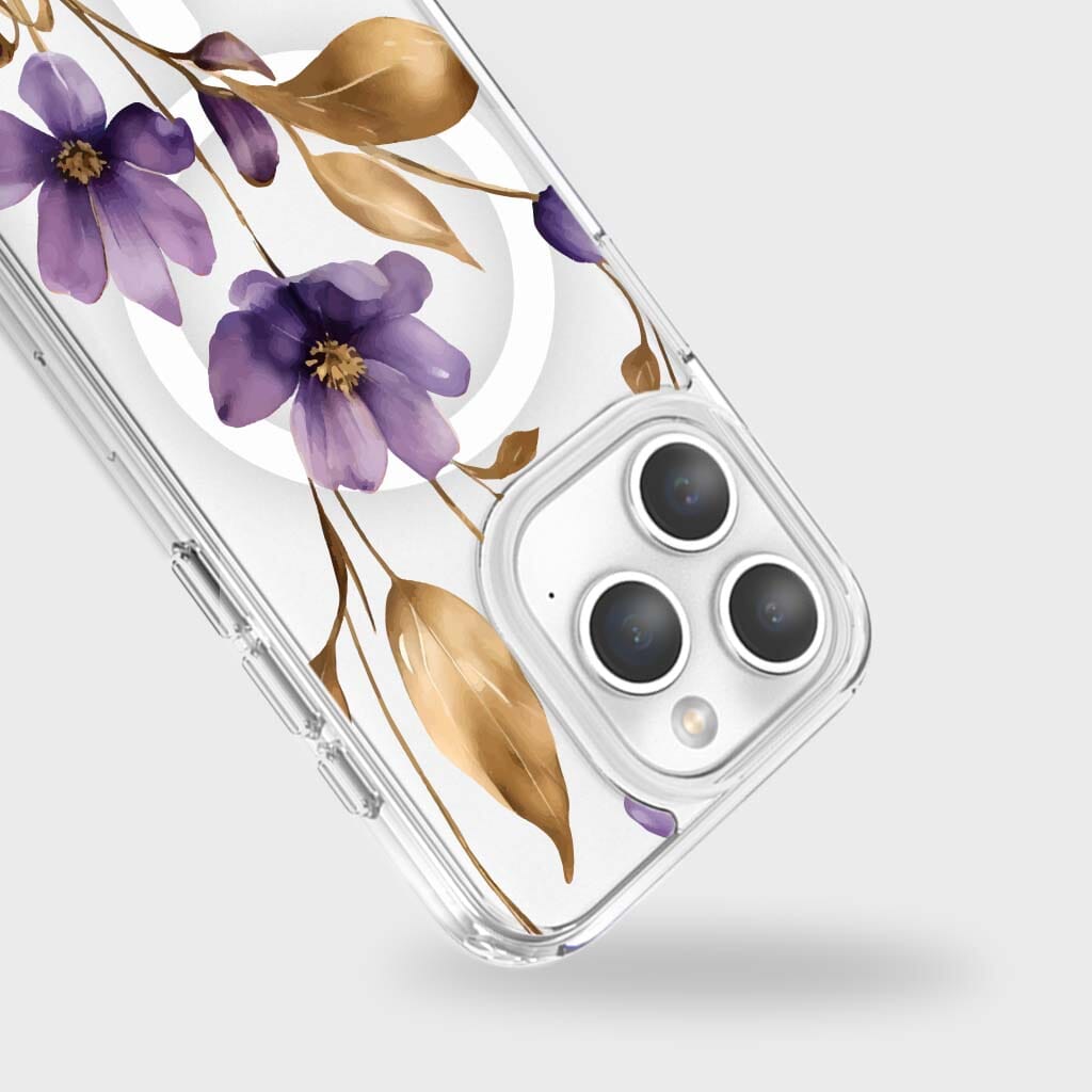 Fleur mauve - iPhone 15 Pro Max