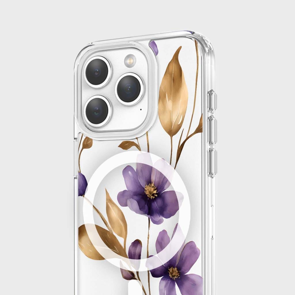 Fleur mauve - iPhone 15 Pro Max