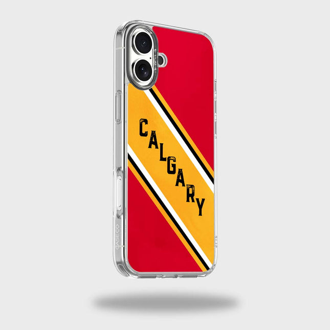 Étui transparent pour téléphone portable sur le thème de la ville canadienne - Calgary