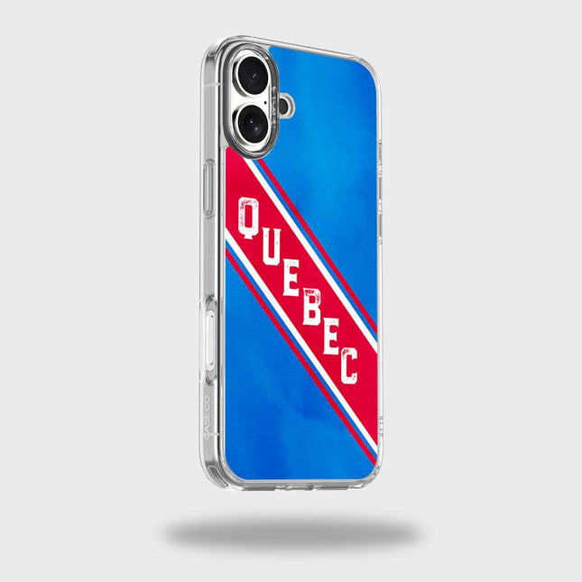 Étui transparent pour téléphone portable sur le thème des villes canadiennes - Québec
