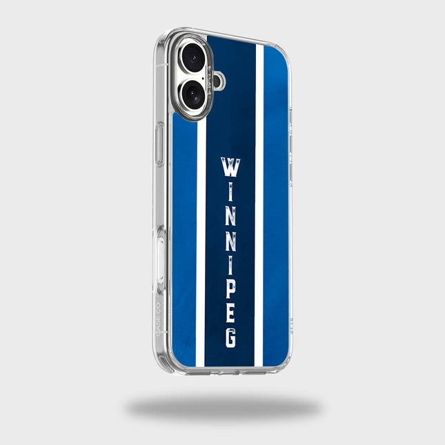 Étui transparent pour téléphone portable sur le thème de la ville canadienne - Winnipeg