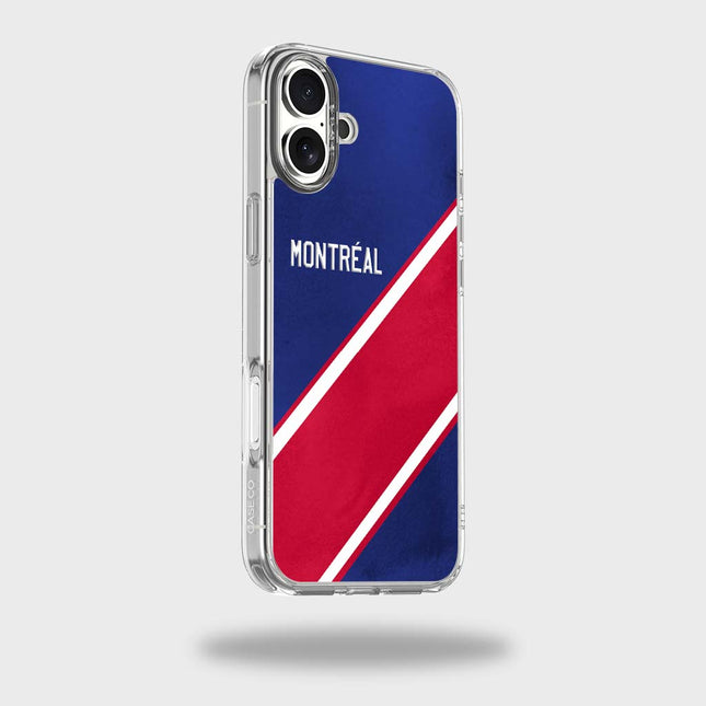 Étui transparent pour téléphone portable sur le thème d'une ville canadienne - Montréal