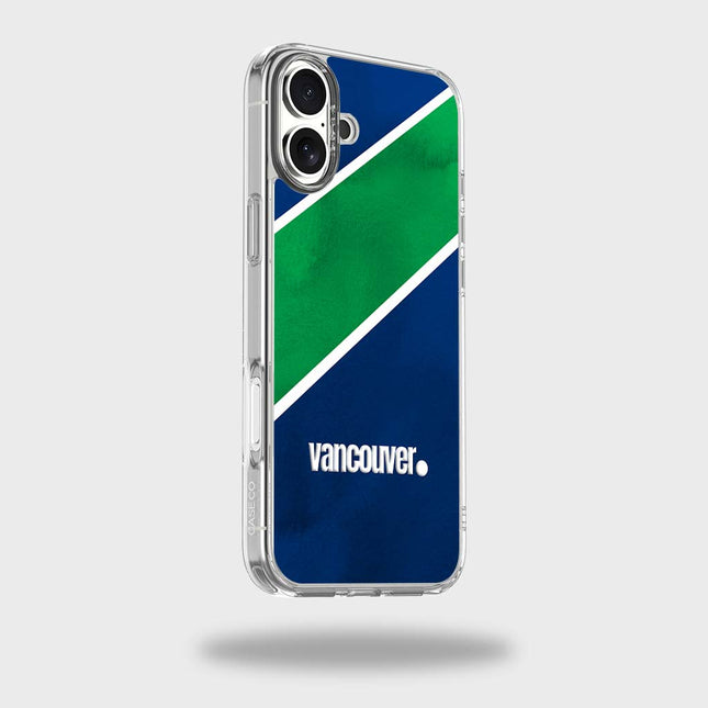 Étui transparent pour téléphone portable sur le thème d'une ville canadienne - Vancouver