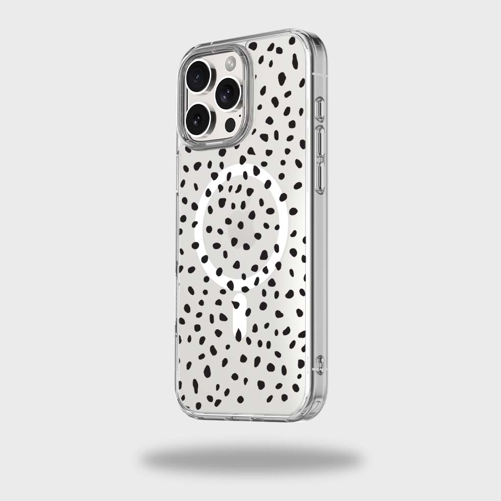 Blanc à pois