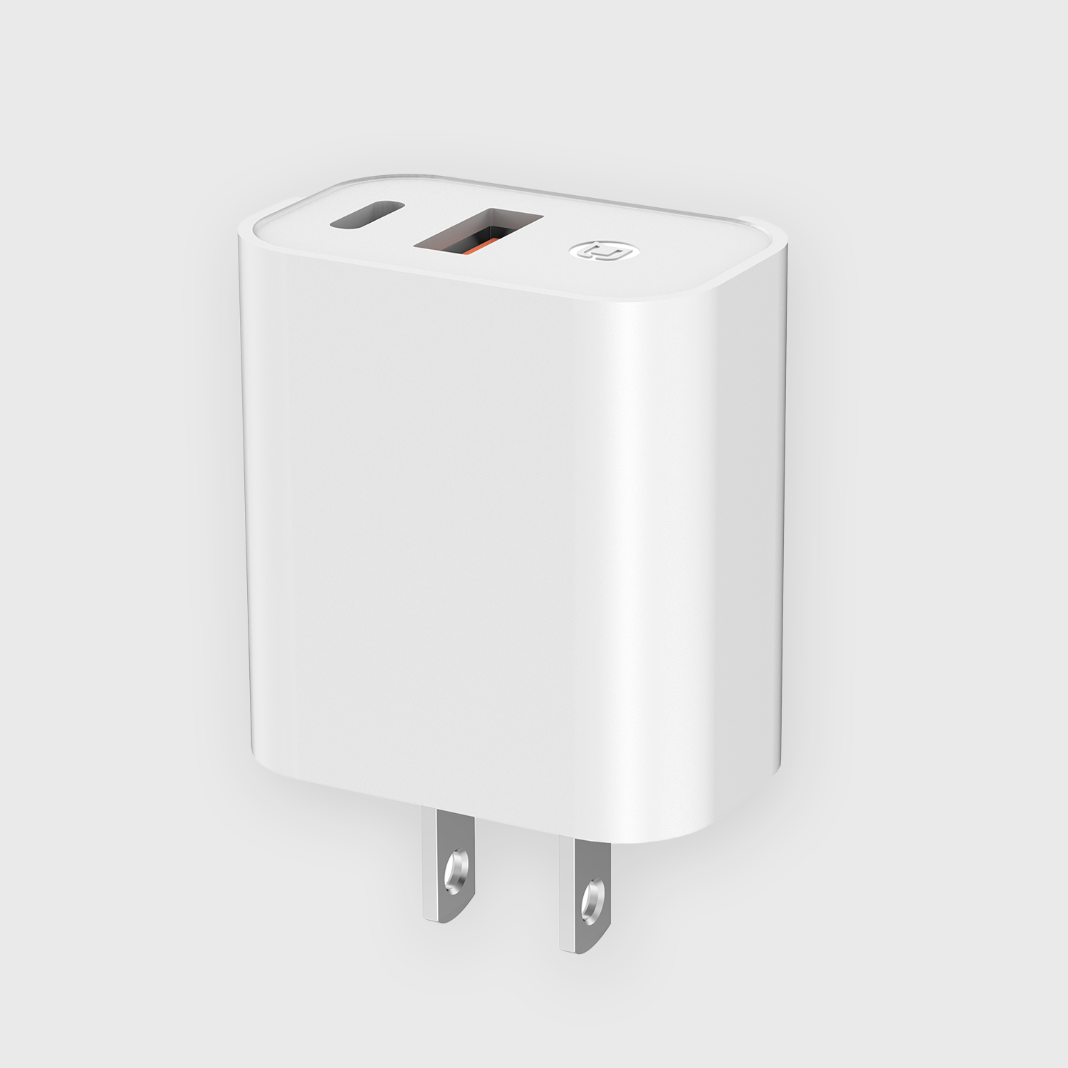 Chargeur mural Pulse Dual Port 30 Watt. 30 watts PD+ 2.4A USB A