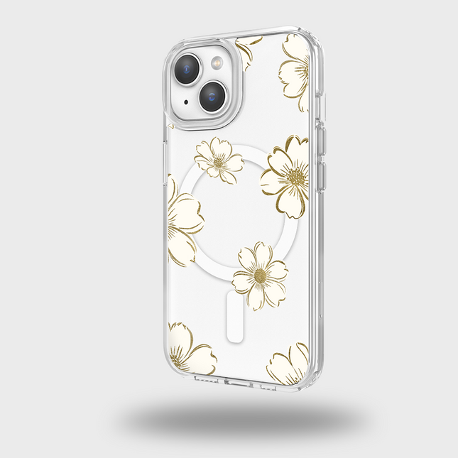 Gold Floral - iPhone 16e/15/14/13