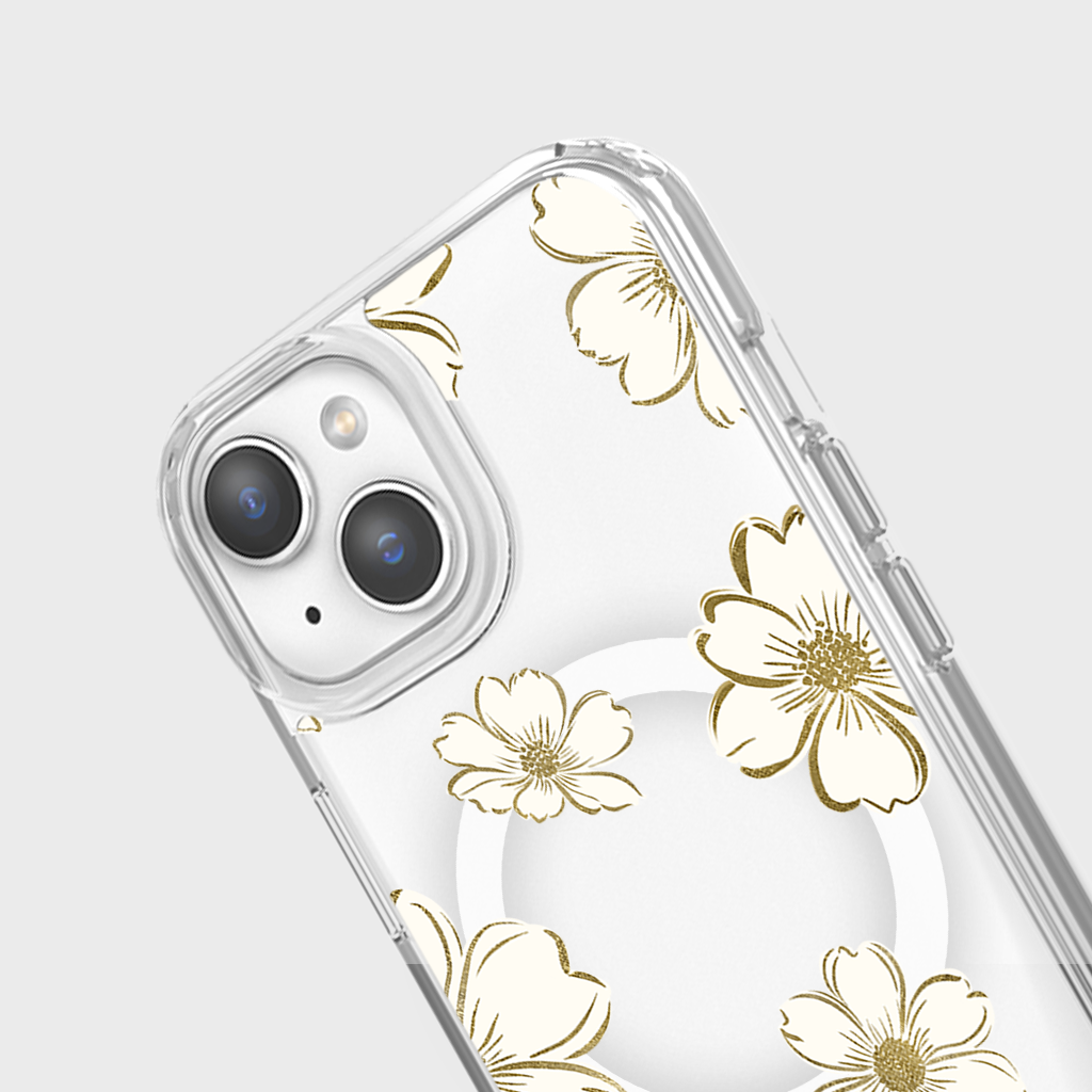 Gold Floral - iPhone 16e/15/14/13