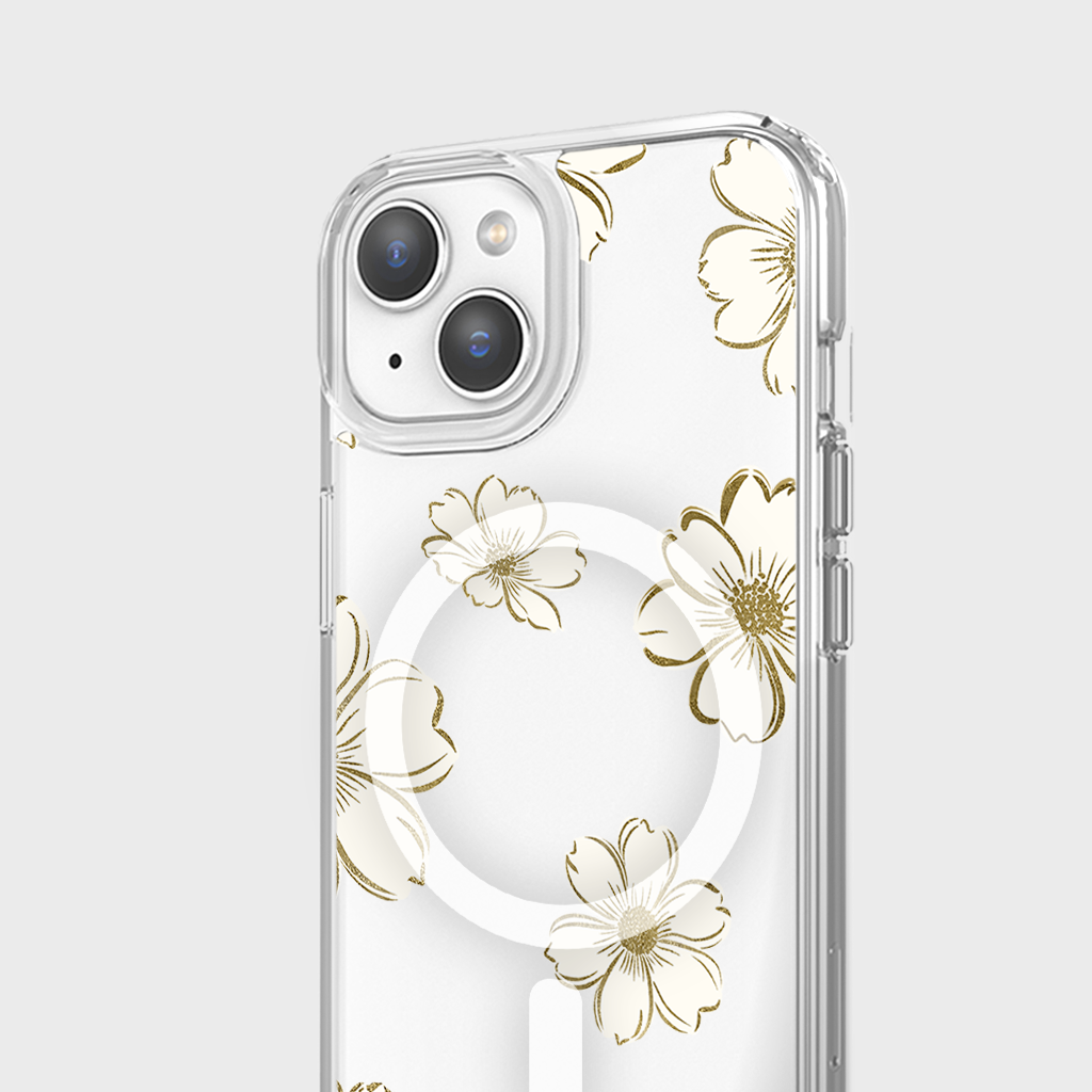 Gold Floral - iPhone 16e/15/14/13