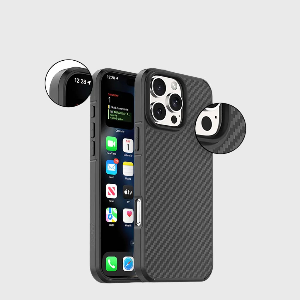 Étui en Kevlar pour iPhone 16 Pro Max