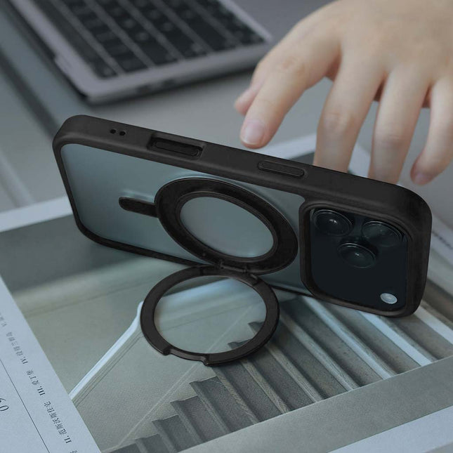 Étui hybride avec support d'anneau MagSafe intégré - iPhone 17 Pro