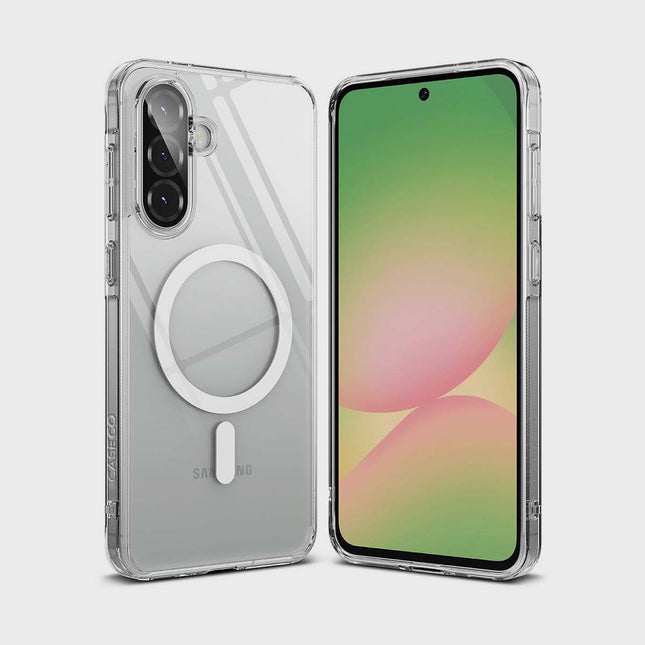 Samsung Galaxy A56 - Pack de démarrage Étui transparent Fremont, verre trempé, chargeur mural double port 30W