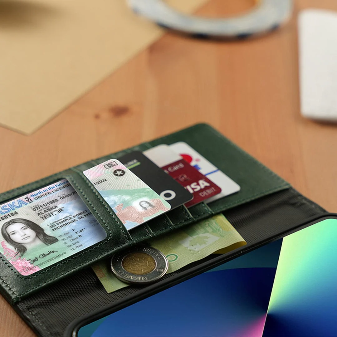 Étui portefeuille détachable Samsung Galaxy S22 Ultra (5 cartes) (5th Ave)