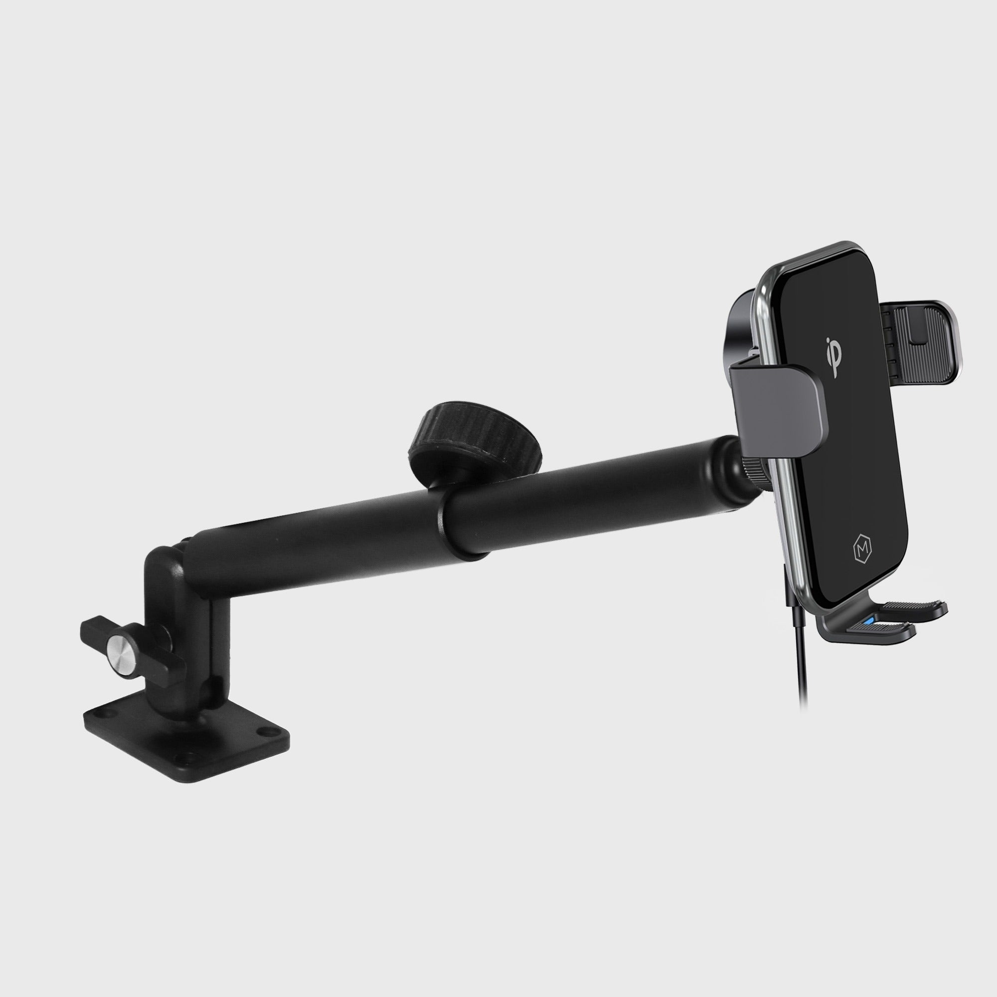 Chargeur de voiture sans fil Mighty Mount Heavy Duty Rugged 15 W à fixation automatique