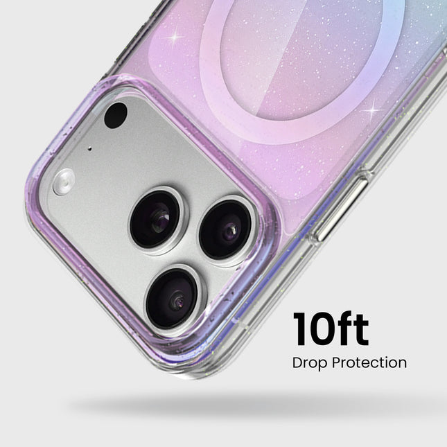 Caseco Protective Clear Iridescent Phone Case iPhone - iPhone 17 Pro